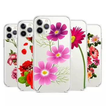 Силиконовый чехол Love Fresh Flowers для Apple IPhone 13 12 Mini 11 Pro XS MAX XR X 8 7 6 6S 5 Plus SE, чехол для телефона iPhone 5 5S