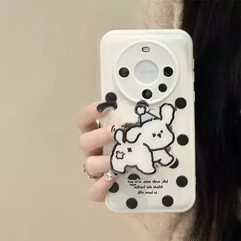 Силиконовый чехол-подставка с воздушной подушкой Zhitai для Honor 90, NOVA11, P60. Huawei белый