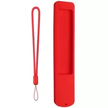 Силиконовый чехол, противоскользящий чехол для пульта дистанционного управления со шнурком для XMRM-ML (фиолетовый)