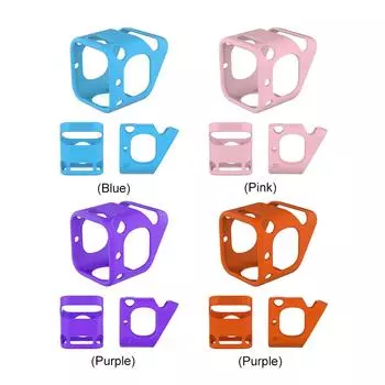 Силиконовый чехол, противоскользящий силиконовый чехол с ручкой, защитный чехол для динамика Yoto Player 3-го поколения фиолетовый