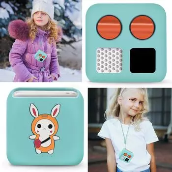 Силиконовый чехол, противоударный, анти-потерянный, чехол с ремешком, противоударный, пылезащитный чехол для детского аудиоплеера Yoto Mini фиолетовый