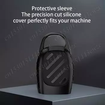 Силиконовый чехол, противоударный чехол для переноски динамика, защитный чехол для переноски портативного динамика JBL Clip 5 BT чёрный