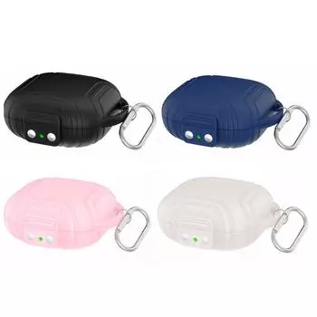 Силиконовый чехол, противоударный чехол для зарядки наушников, защитный чехол от царапин для беспроводных наушников Shokz OpenFit Air T511 чёрный