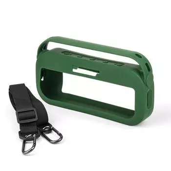 Силиконовый чехол, противоударный, мягкий, силиконовый чехол, устойчивый к падениям, с ручкой и плечевым ремнем для портативного динамика Bose SoundLink Flex BT фиолетовый