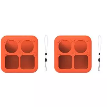 Силиконовый чехол, противоударный силиконовый защитный чехол для Yoto Mini Player (оранжевый)