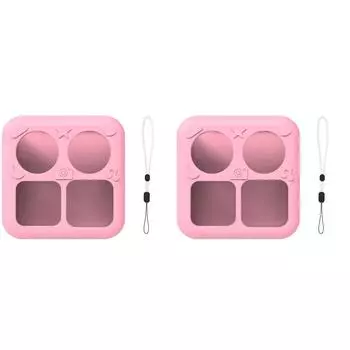 Силиконовый чехол, противоударный силиконовый защитный чехол для Yoto Mini Player(розовый)