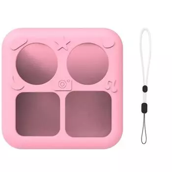 Силиконовый чехол, противоударный силиконовый защитный чехол для Yoto Mini Player(розовый)