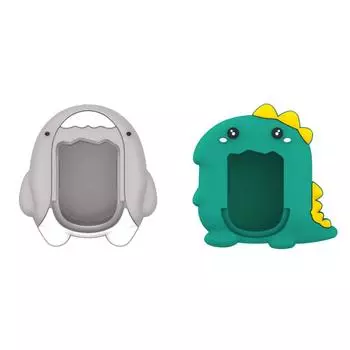 Силиконовый чехол противоударный защитный чехол для тамагочи оригинальный(Светло-серый)