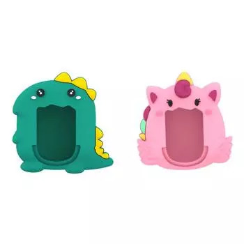 Силиконовый чехол противоударный защитный чехол для тамагочи оригинальный (зеленый)