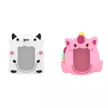 Силиконовый чехол противоударный защитный чехол для тамагочи оригинальный (белый)