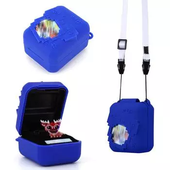 Силиконовый чехол, противоударный защитный чехол с ремешком для интерактивной игрушки Bitzee Disneys, цифровые аксессуары для домашних животных