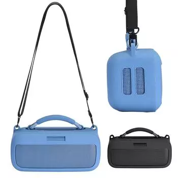 Силиконовый чехол, противоударный защитный чехол, защитный чехол, чехол для динамика, чехол для портативного динамика Bose SoundLink Max синий