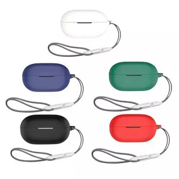 Силиконовый чехол противоударный защитный кожух для чехла Beats Solo Buds чёрный