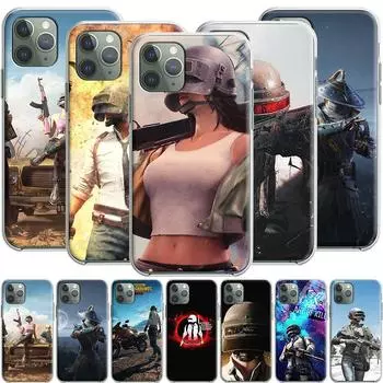 Силиконовый чехол PUBG для Apple iPhone 12 13 Mini 11 Pro SE XS X XR Max 8 7 6S 6 Plus 5S Iphone 11