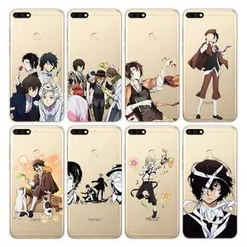 Силиконовый чехол с аниме Bungou Stray Dogs для Honor 10X 9X 8X MAX 20 10 9 8 8A 8C 8S Prime 7A Pro Lite, мягкий чехол для телефона Honor 7A(5.45inch)