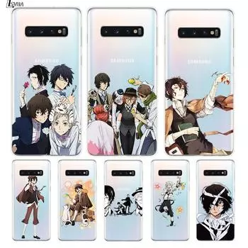 Силиконовый чехол с аниме Bungou Stray Dogs для Samsung Galaxy S21 S20 FE Ultra S10 S10E Lite S9 S8 S7 Edge Plus, чехол для телефона Samsung S7