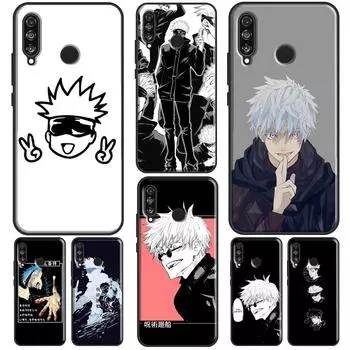 Силиконовый чехол с аниме Jujutsu Kaisen Satoru Gojo для Huawei P30 P40 P20 Lite Mate 10 20 Pro P Smart 2019 Z 2021, чехол для телефона Huawei P10