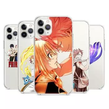 Силиконовый чехол с аниме Манга Fairy Tail для Apple IPhone 13 12 Mini 11 Pro XS MAX XR X 8 7 6 6S 5 Plus SE, чехол для телефона iPhone 13