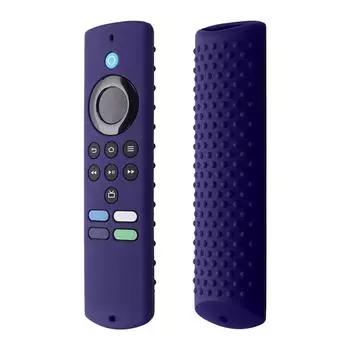 Силиконовый чехол с дистанционным управлением, пыленепроницаемый защитный чехол с защитой от падения, совместимый с Fire TV Stick Lite 2021/2020 Purple