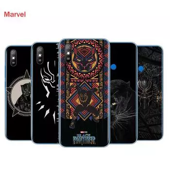 Силиконовый чехол с изображением черной пантеры для Xiaomi Redmi 9T 9 9C 9A 9AT 9i 8 8A 7 6 Pro 7A 6A 5 5A 4X Plus, чехол для телефона Redmi 9T