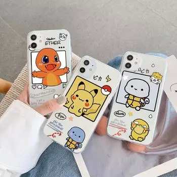 Силиконовый чехол с изображением покемонов Пикачу для Samsung Galaxy S22 S21 Ultra S20 FE S10 Plus A12 M12 A71 A52 S A51 A50 A40 A32 A22 A21S Funda A12 M12 4G