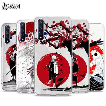 Силиконовый чехол с изображением японского красного солнца в стиле аниме для Honor 20 20S 20E 8 8A Prime 8X MAX 8C 8S 7A 7C 7S Pro Phone Case Honor 7S