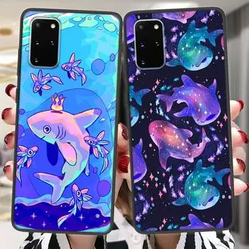 Силиконовый чехол с китовой акулой для Samsung Galaxy S22 S21 Ultra S20 Fe Plus A53 A73 A52 A72 A51 A71 A22 A12 A32 A50 A33 A13, чехол For A51 4G