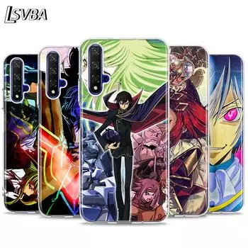 Силиконовый чехол с мультяшным кодом Гиаса Лелуша для Honor 20 20S 20E 8 8A Prime 8X MAX 8C 8S 7A 7C 7S Pro, чехол для телефона Honor 7S