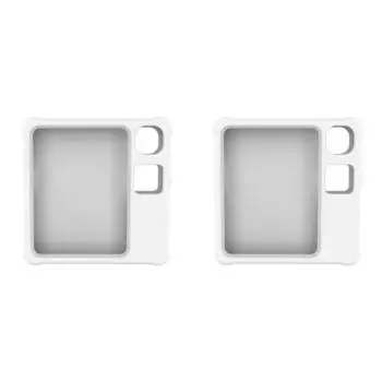 Силиконовый чехол с полным покрытием, водонепроницаемый чехол для карманного ПК Rabbit R1 AI (белый)