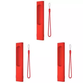 Силиконовый чехол с противоскользящим покрытием для дистанционного управления Samsung BN59-01385A 01358B (красный)