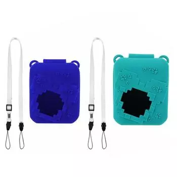 Силиконовый чехол с защитным шнурком для интерактивной игрушки Bitzee Disneys синий