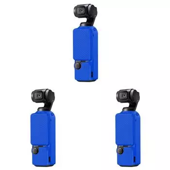 Силиконовый чехол с защитой от царапин для DJI Osmo Pocket 3 (синий)