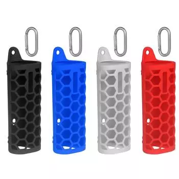 Силиконовый чехол с защитой от царапин Силиконовый чехол с карабином Мягкий защитный чехол для кожи Sonos Roam чёрный