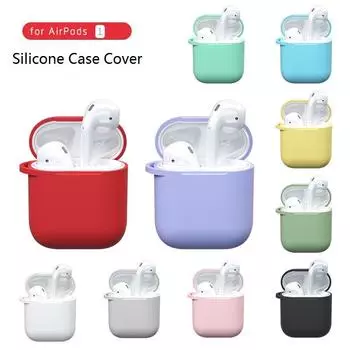 Силиконовый чехол с защитой от потери, защитный чехол для наушников Airpods 2 airpods