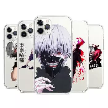 Силиконовый чехол Tokyo Ghouls Art для Apple IPhone 13 12 Mini 11 Pro XS MAX XR X 8 7 6 6S 5 Plus SE, чехол для телефона iPhone 13