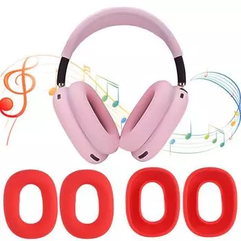 Силиконовый чехол, устойчивый к царапинам, чехол для амбушюров/чехол для амбушюр/чехол для оголовья, мягкий защитный чехол для AirPods Max зелёный