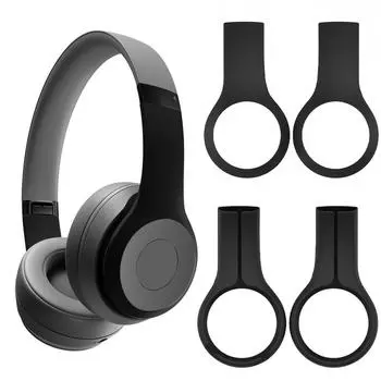 Силиконовый чехол Водонепроницаемые защитные чехлы для беспроводных наушников Beats Solo 4 бежевый