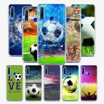 Силиконовый чехол «Я люблю огонь футбол» для Honor 30 30S 30i 9 10 9A 9C 9S 9N 10i 10X 9X Lite Pro 5G чехол для телефона Honor 9