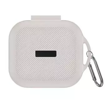 Силиконовый чехол-зарядный чехол с карабином для TOZO OpenEgo (бежевый) Делавэр