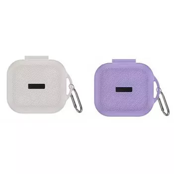 Силиконовый чехол-зарядный чехол с карабином для TOZO OpenEgo (бежевый) Хайсс