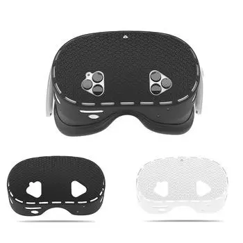 Силиконовый чехол, защитный чехол от царапин, силиконовый передний защитный чехол, чехол для очков виртуальной реальности Meta Quest 3S белый