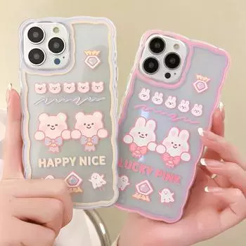 Силиконовый чехол Zhitai Cartoon Full-Cover для iPhone 12/13/14Pro/15/XR iPhone 11