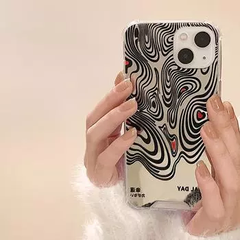 Силиконовый чехол Zhitai Creative для iPhone 14 Pro Max, Huawei P50, Honor 90 iPhone 12 Mini