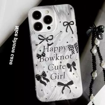 Силиконовый чехол Zhitai Feather Yarn для iPhone 11-15 Pro, прозрачный, с большим отверстием iPhone 13/14