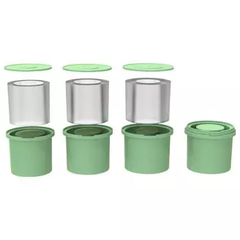 Силиконовый цилиндрический лоток для льда с крышкой и контейнером — замораживайте напитки с помощью идеального льда для коктейлей с виски