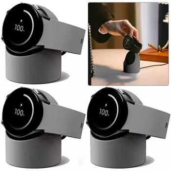 Силиконовый держатель для беспроводного зарядного устройства, органайзер для кабеля для Galaxy Watch 5/5Pro