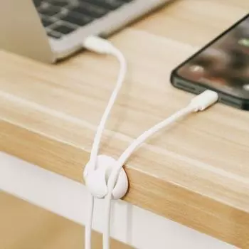 Силиконовый держатель для кабеля USB-кабель Настольный органайзер для аккуратного управления зажимами для кабеля Держатель для мыши Наушники Проводной органайзер