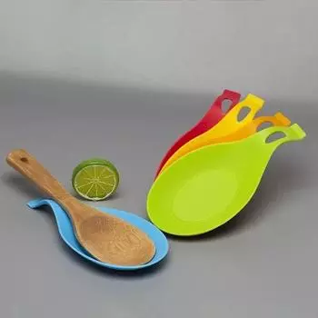 Силиконовый держатель для ложки, подставка для отдыха, кухонная утварь, лопаточка, взбивалка, термостойкая подставка для столовых приборов, изоляционный коврик, кухонные инструменты