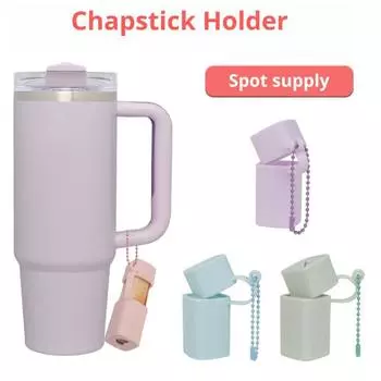 Силиконовый держатель для помады, защитная сумка, легко носить с собой, легкий, портативный, универсальный чехол для помады, органайзер для помады розовый