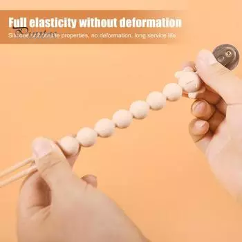 Силиконовый держатель для соски, прочный, легко чистится и фиксируется, зажим для соски для ребенка больше не разочаровывает бежевый